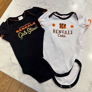2 Bengals onesies